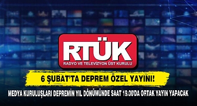 6 Şubat'ta Deprem Özel Yayını!