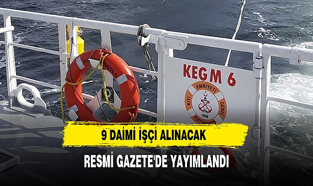 9 Daimi İşçi Alınacak