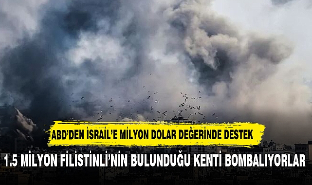 ABD'den İsrail'e on milyonlarca dolar değerinde bomba ve mühimmat desteği planı