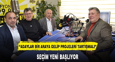 “ADAYLAR BİR ARAYA GELİP PROJELERİ TARTIŞMALI”