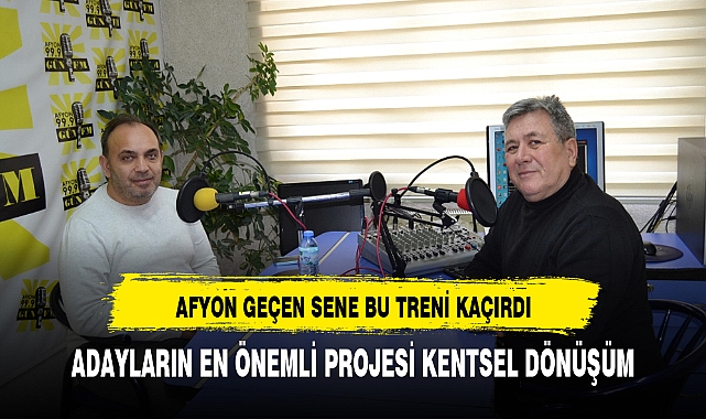 ADAYLARIN EN ÖNEMLİ PROJESİ KENTSEL DÖNÜŞÜM