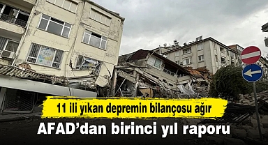 AFAD’dan birinci yıl raporu