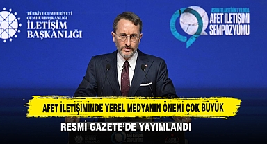 Afet İletişiminde Yerel Medyanın Önemi Çok Büyük