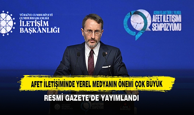 Afet İletişiminde Yerel Medyanın Önemi Çok Büyük