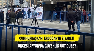Afyon'da Güvenlik Üst Düzeyde
