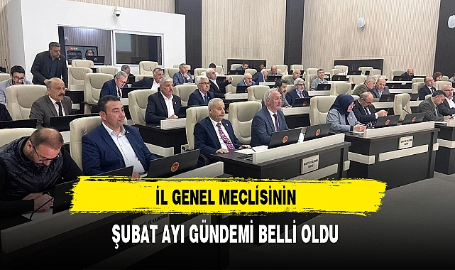 Afyon'da İGM'nin Şubat Ayı Gündemi Belli Oldu