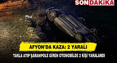 Afyon’da Kaza: 2 Yaralı