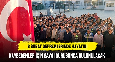 Afyon'da Okullarda 1 Dakikalık Saygı Duruşunda Bulunulacak