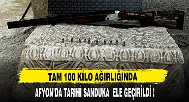 AFYON'DA TARİHİ SANDUKA ELE GEÇİRİLDİ !!
