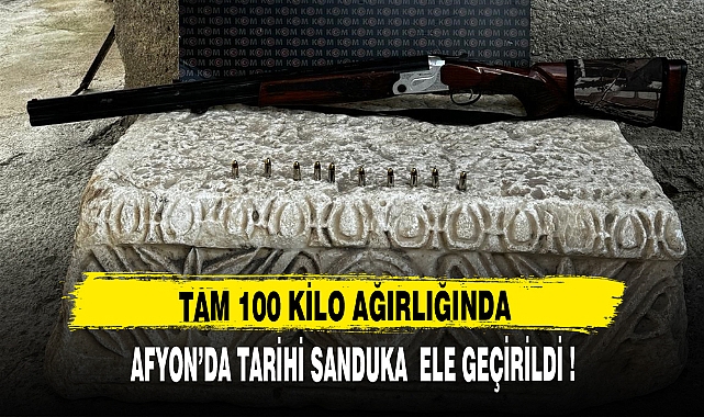 AFYON'DA TARİHİ SANDUKA ELE GEÇİRİLDİ !!