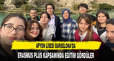 AFYON LİSESİ BARSELONA'DA