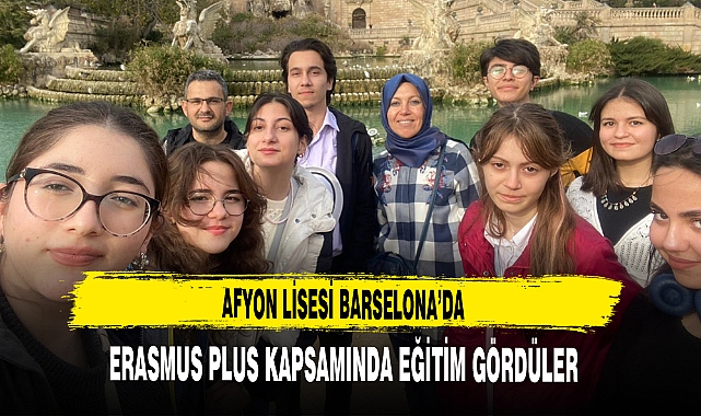 AFYON LİSESİ BARSELONA'DA