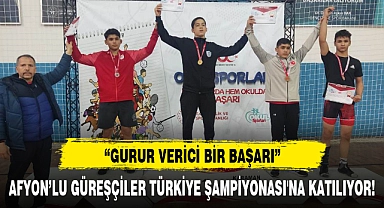 AFYON'LU GÜREŞÇİLER TÜRKİYE ŞAMPİYONASI'NA KATILIYOR!