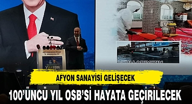 Afyon Sanayisi Gelişecek AK Partili Uluçay Projesini Paylaştı