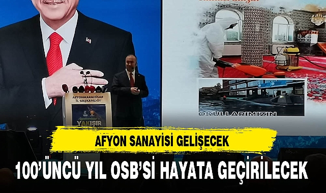Afyon Sanayisi  Gelişecek AK Partili Uluçay Projesini Paylaştı