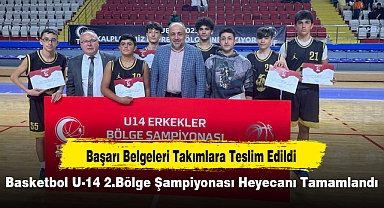 Afyonkarahisar'da Basketbol U-14 2.Bölge Şampiyonası Heyecanı Tamamlandı