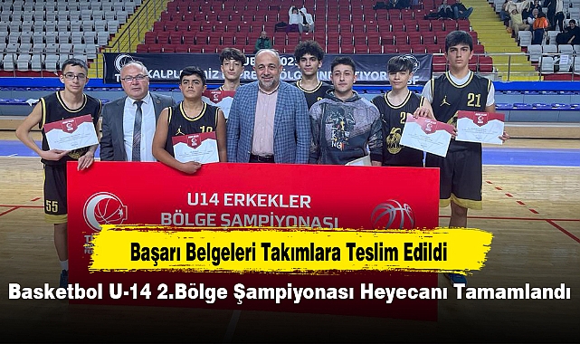 Afyonkarahisar'da Basketbol U-14 2.Bölge Şampiyonası Heyecanı Tamamlandı