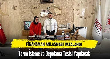 Afyonkarahisar'da Tarım İşleme ve Depolama Tesisi İçin Finansman Anlaşması İmzalandı