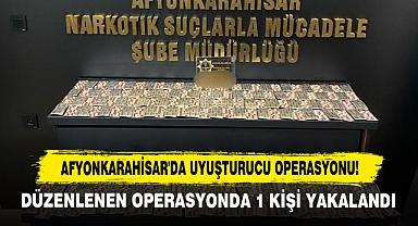 Afyonkarahisar'da Uyuşturucu Operasyonu!