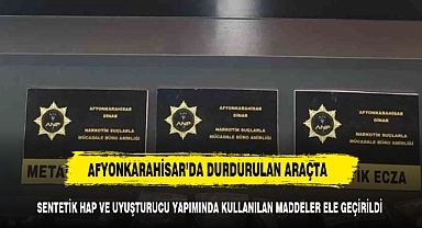 Afyonkarahisar’da Uyuşturucu Operasyonu: Metamfetamin Ele Geçirildi