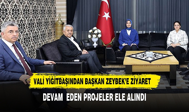 Afyonkarahisar Valisi Doç. Dr. Kübra Güran Yiğitbaşı, Belediye Başkanı Mehmet Zeybek'i Ziyaret Etti