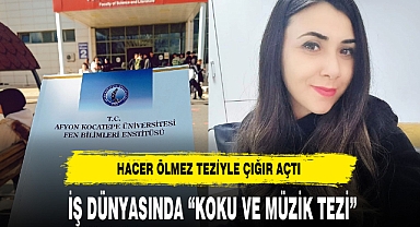 Afyonkarahisarlı Genç Öğrenci Yazdığı Tez İle Başarı Elde Etti