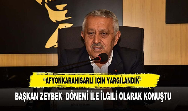 AFYONKARAHİSARLI İÇİN YARGILANDIK"