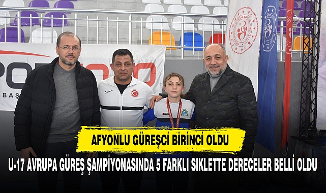 Afyonlu Güreşci Birinci Oldu