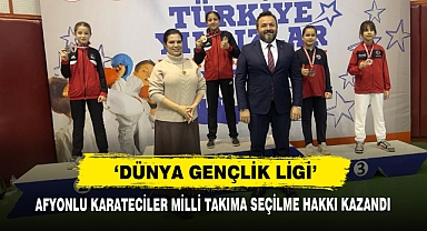 Afyonlu Karateciler Milli Takıma Seçilme Hakkı Kazandı