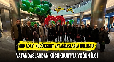 AFYONLULARDAN MHP ADAYI KÜÇÜKKURT'TA YOĞUN İLGİ