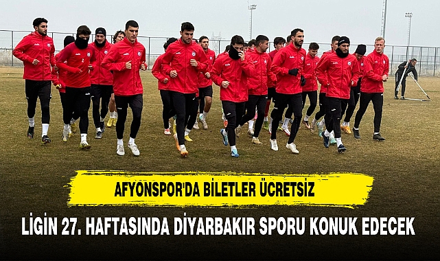 AFYONSPOR'DA BİLETLER ÜCRETSİZ