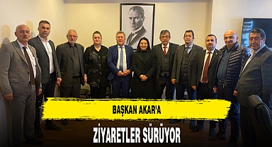 AGC Başkanı Akar'a Ziyaretler Sürüyor