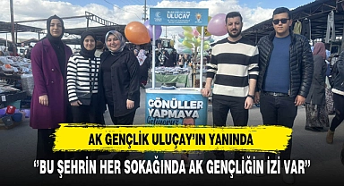AK Gençlik Uluçay'ın Yanında