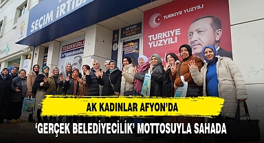 AK Kadınlar 'Gerçek Belediyecilik' Mottosuyla Sahada