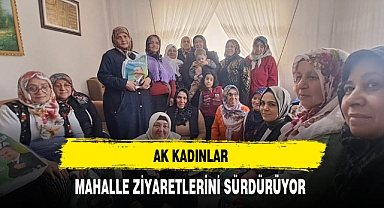 AK Kadınlar Mahalle Ziyaretlerinde