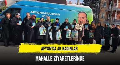AK Kadınlar Mahalle Ziyaretlerinde