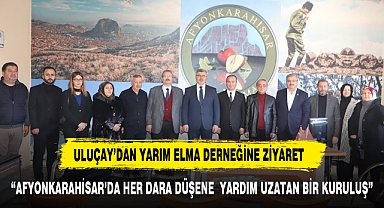 AK Parti Belediye başakan adayı Uluçay'dan Yarım Elma Derneği'ne ziyaret