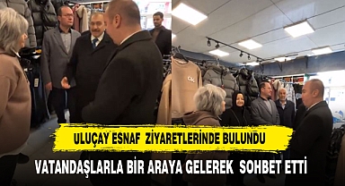 AK Parti Belediye Başkan Adayı Uluçay, Esnaf ziyaretlerine devam ediyor