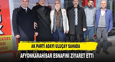 AK Parti Belediye Başkan Adayı Hüseyin Ceylan Uluçay, Hemşehrileriyle Buluştu