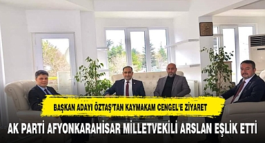 AK Parti Heyeti Sandıklı Kaymakamını Ziyaret Etti