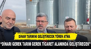 AK Parti Milletvekili Ali Özkaya, Dinar'da Lisanslı Depo İnşaatının Temelini Attı