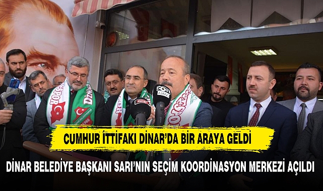 AK PARTİ VE MHP'Yİ BİR ARAYA GETİREN SEÇİM KOORDİNASYON MERKEZİ AÇILIŞI