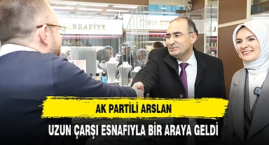 AK Partili Arslan Esnafla Bir Araya Geldi