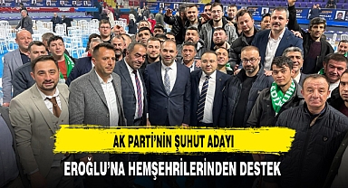 AK Partili Eroğlu'na Şuhutlular Yoğun İlgi Gösterdi