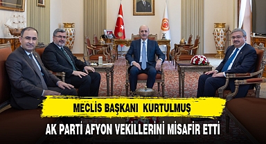AK Partili Vekiller Meclis Başkanı Kurtulmuş'u Ziyaret Etti