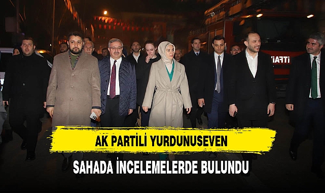 AK Partili Yurdunuseven Miting Alanında İncelemelerde Bulundu