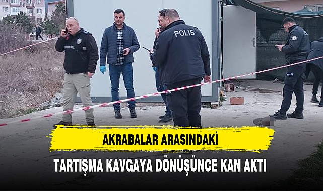 Akrabalar Arasında Çıkan Kavgada Kan Aktı