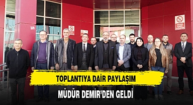 AKÜ'de Danışma Kurulu Toplantısı Gerçekleşti Paylaşım Müdür Demir'den Geldi