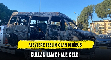 Alevlere Teslim Olan Minibüs Kullanılmaz Hale Geldi