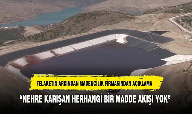 Anagold Madencilik: Atık havuzu yıkılmadı, nehre siyanür akışı yok